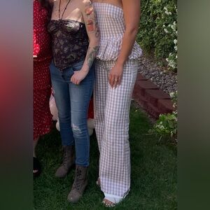 Fashion Nova Blue Skinny Jeans